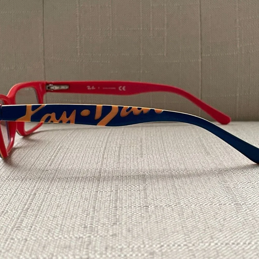 Ray-Ban Women Eyeglasses Blue/Red Tone RB1535 48[]16 130 Glasses Retail $130 - Picture 9 of 12